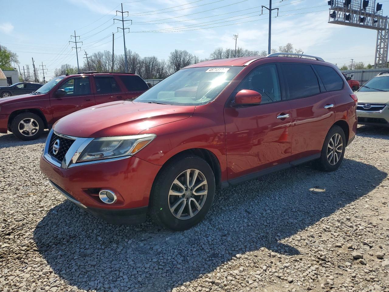 2015 Nissan Pathfinder SL, VIN 5N1AR2MN8FC661824 — Перед