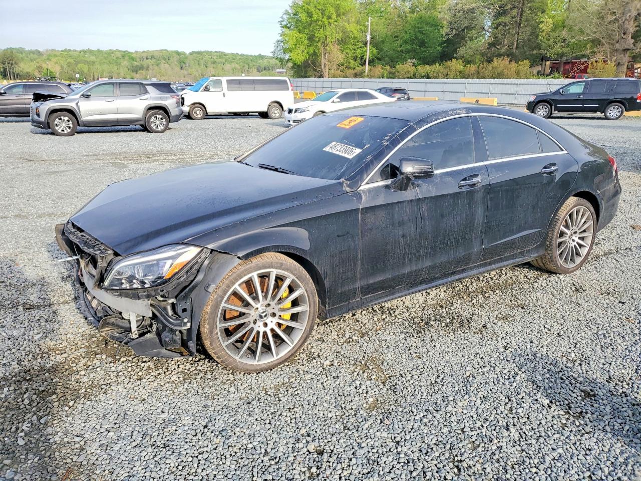 2017 Mercedes-Benz CLS 550, VIN WDDLJ9BB9HA197937 — Front end