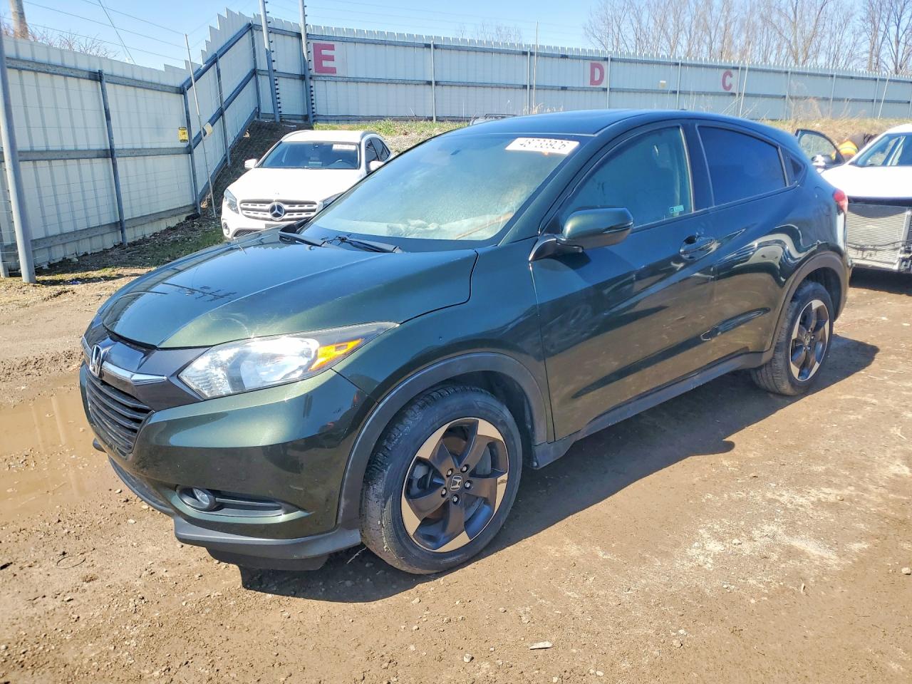 2018 Honda HR-V EX, VIN 3CZRU6H51JG723510 — Пожар в салоне