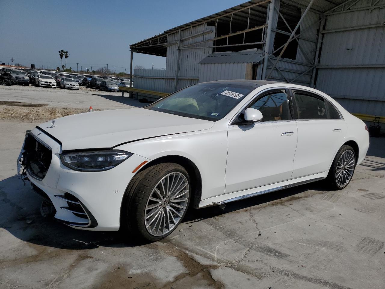 2024 Mercedes-Benz S 580, VIN W1K6G7GB5RA259263 — Front end