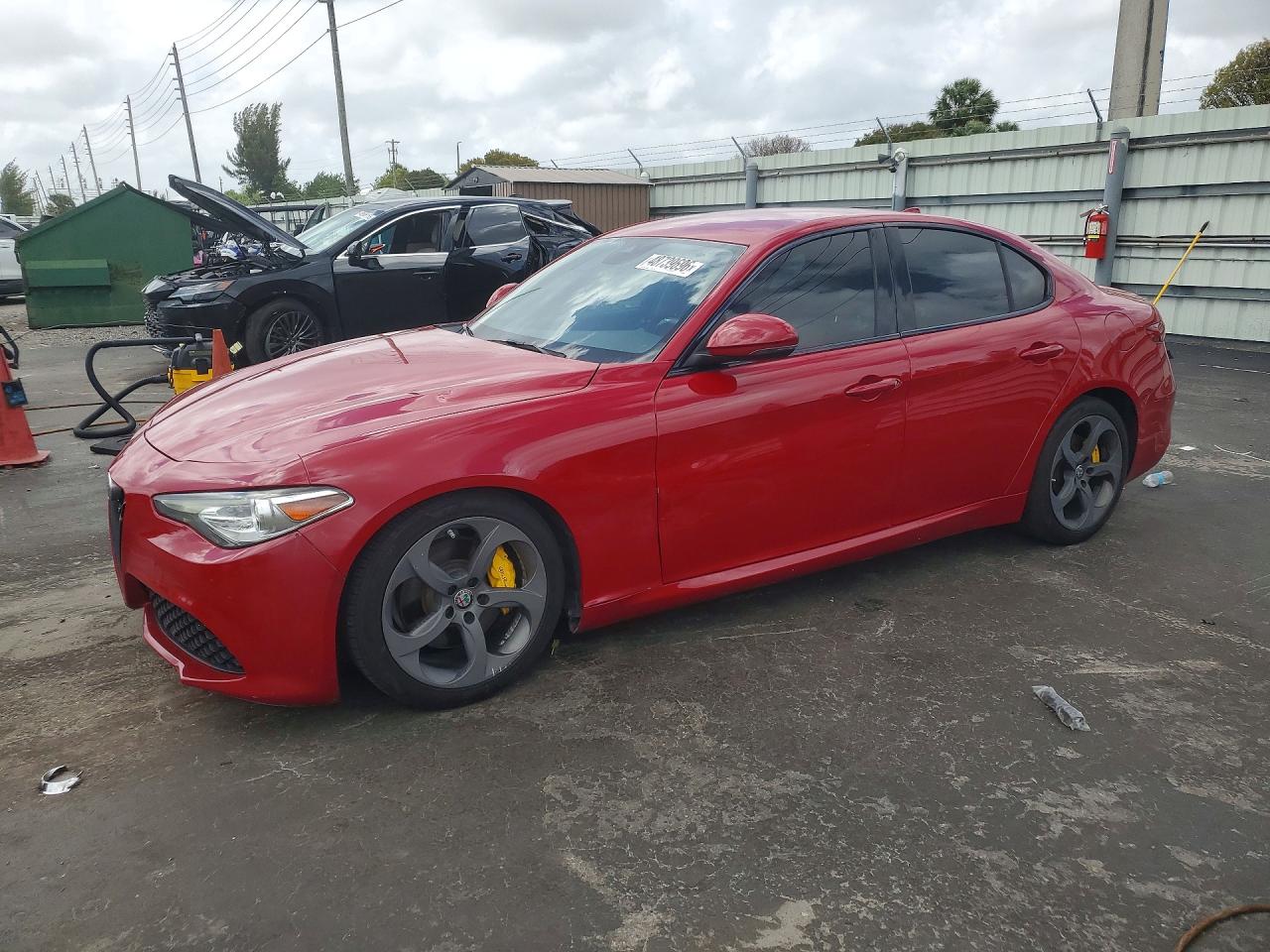 2019 Alfa Romeo Giulia, VIN ZARFAMAN4K7599798 — Front end