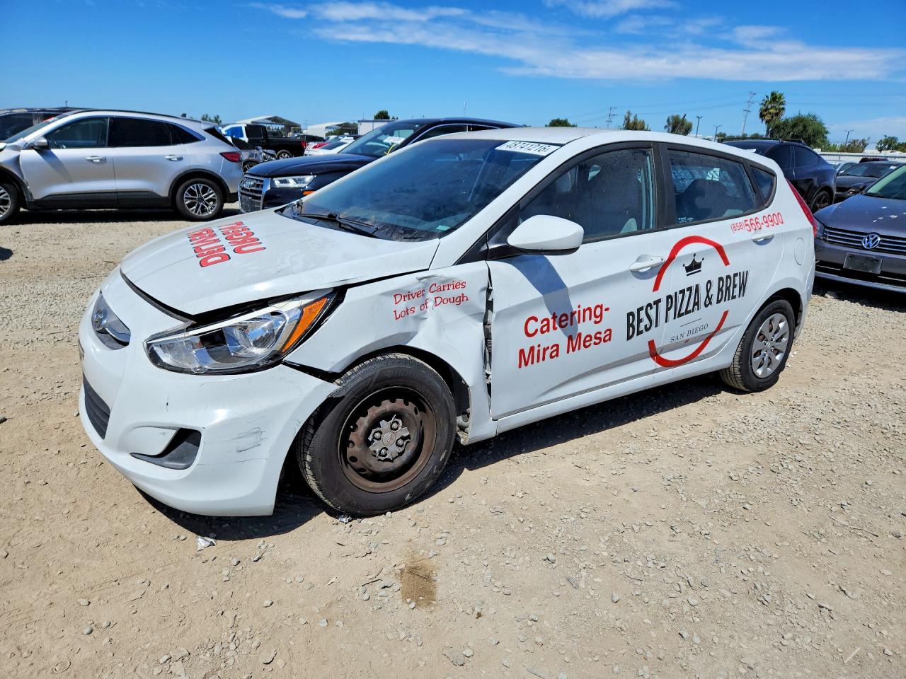 2017 Hyundai Accent SE, VIN KMHCT5AE9HU362839 — Front end