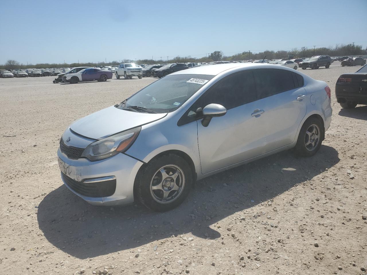 2016 Kia Rio LX, VIN KNADM4A35G6596829 — Front end