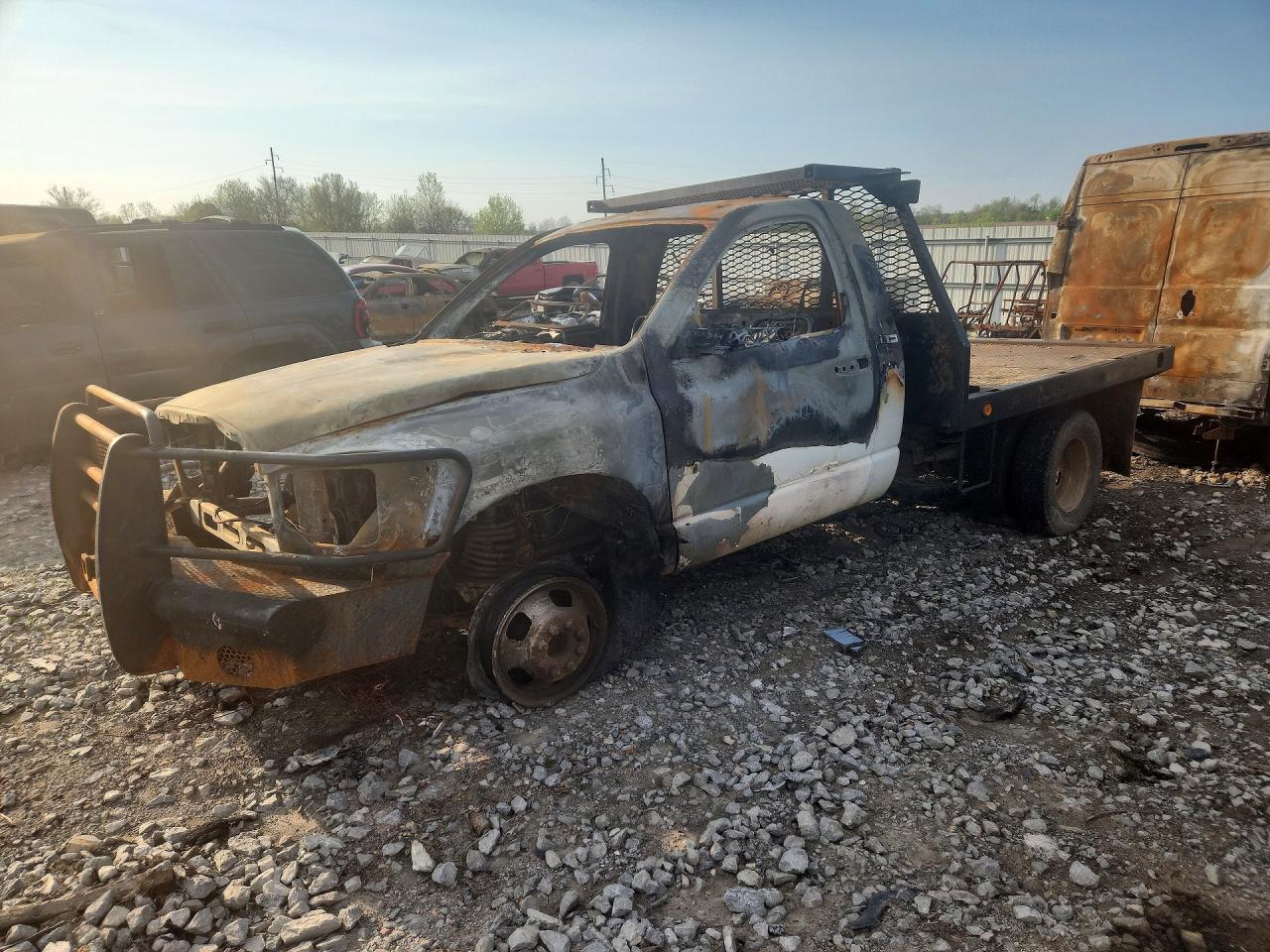 2007 Dodge RAM, VIN 3D6WH46AX7G773214 — Пожар