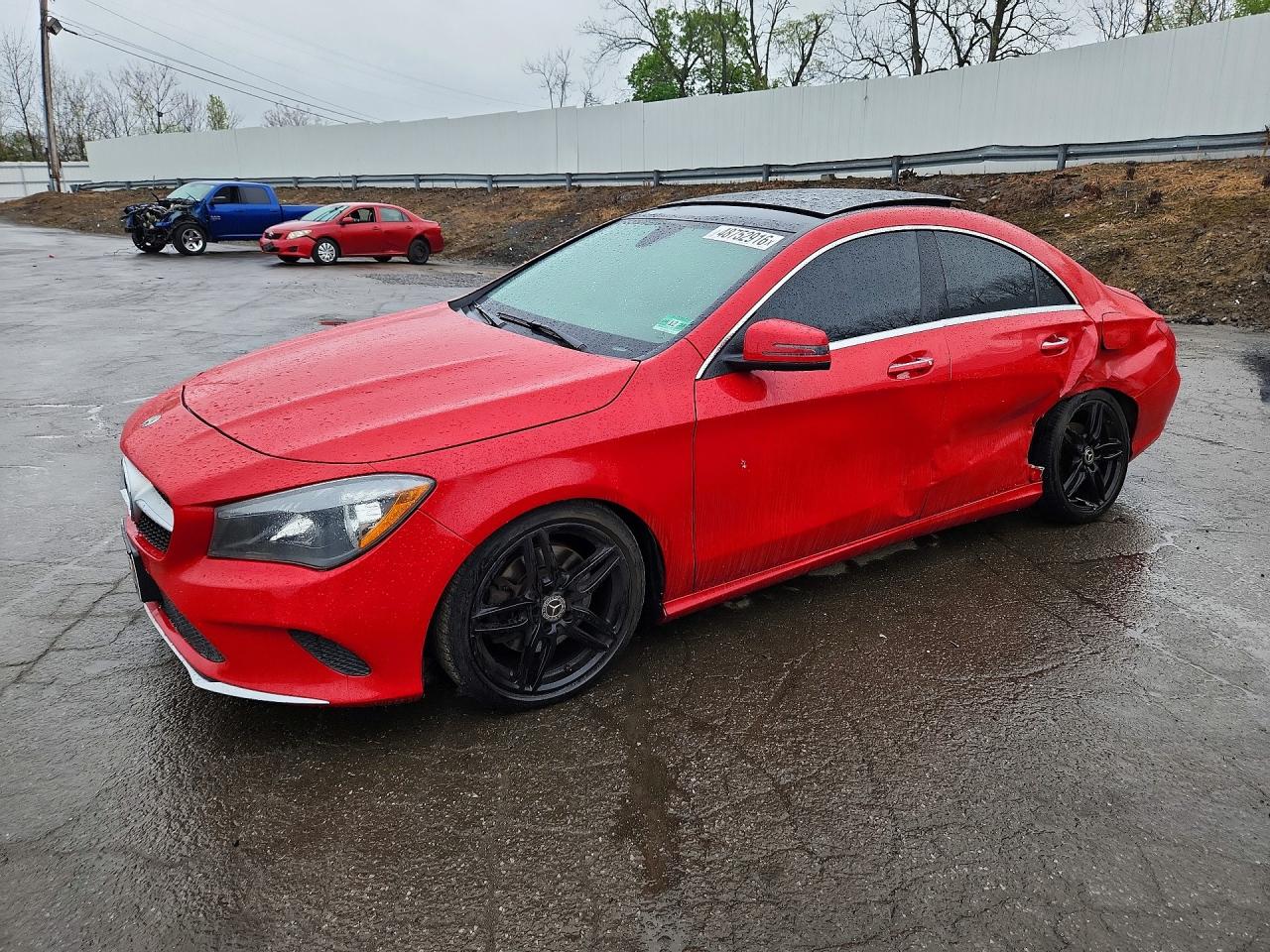 2018 Mercedes-Benz CLA 250, VIN WDDSJ4GB5JN522430 — Rear end