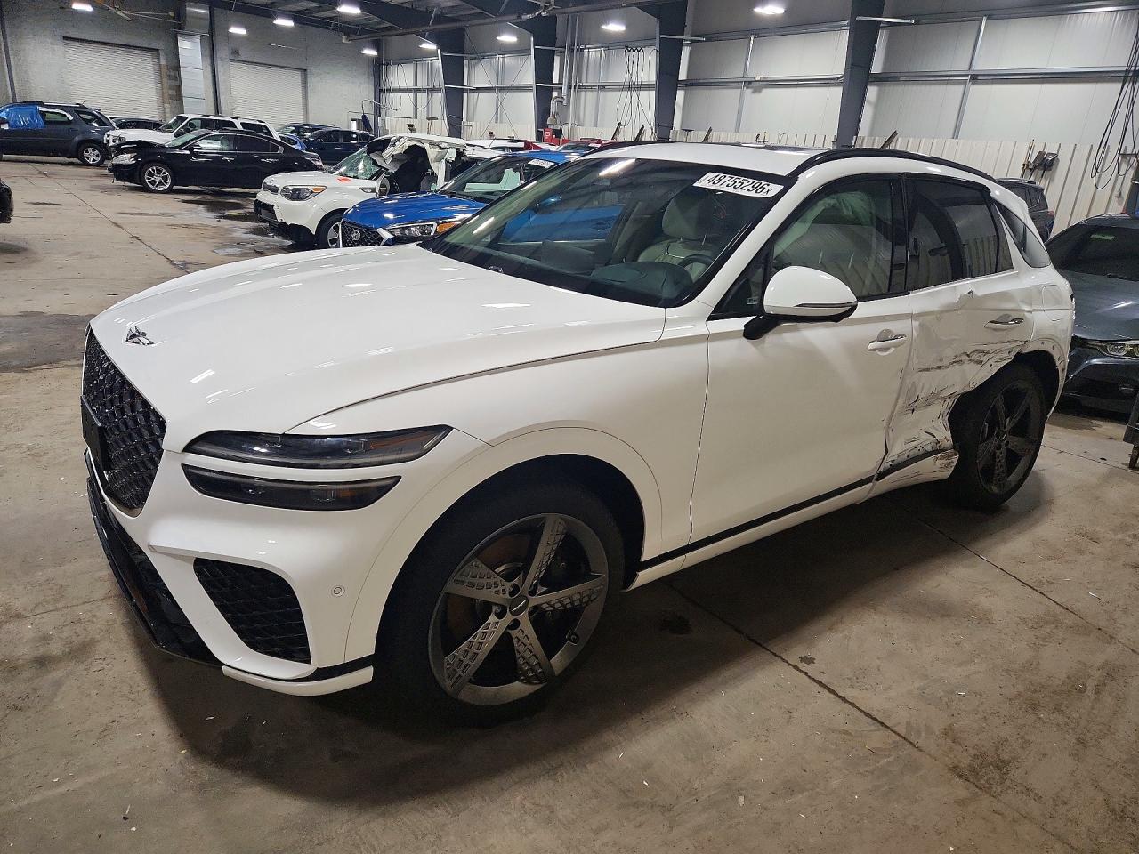 2022 Genesis GV70 Sport, VIN KMUMCDTC0NU039254 — Side