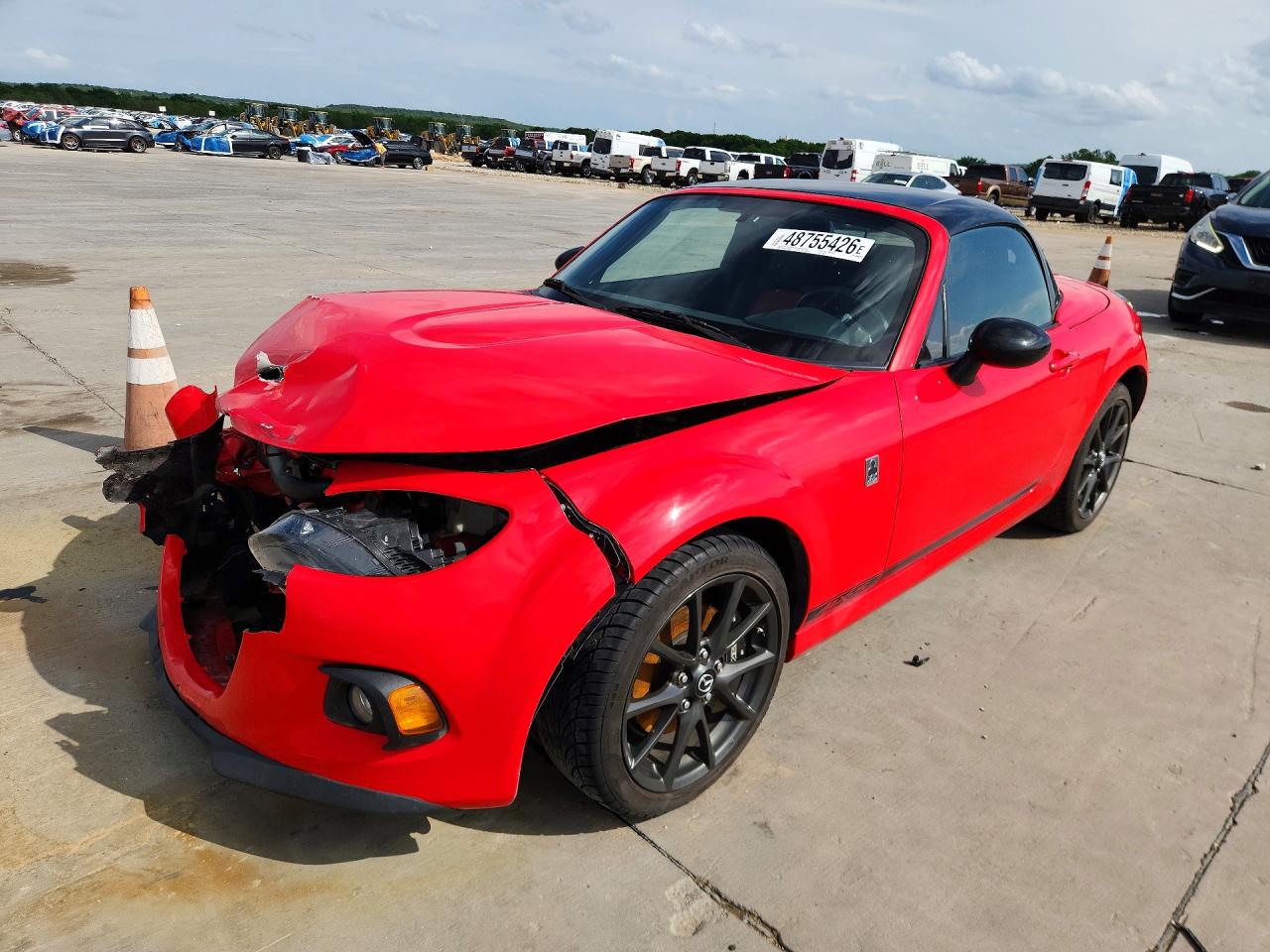 2013 Mazda MX-5 Miata Club, VIN JM1NC2MF6D0228212 — Front end
