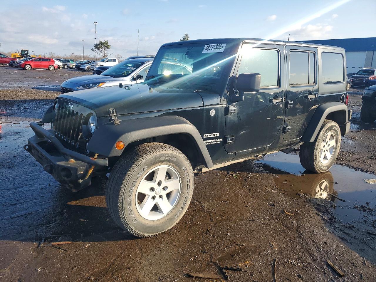 2017 Jeep Wrangler Unlimited Sport, VIN 1C4BJWDG5HL750777 — Side