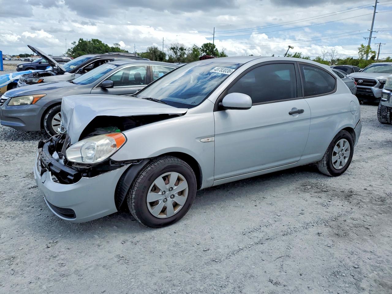 2011 Hyundai Accent GS, VIN KMHCM3ACXBU199710 — Перед