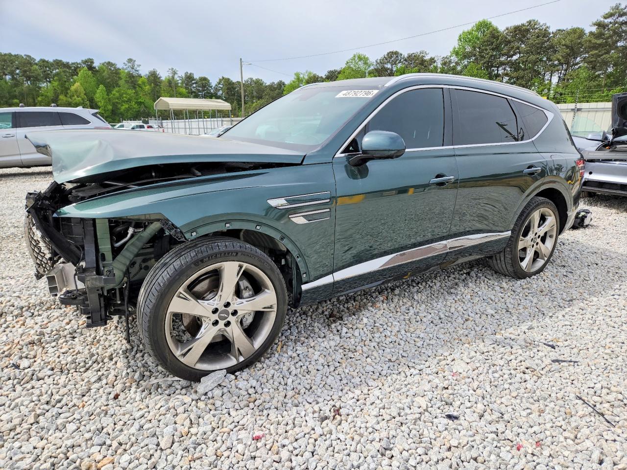 2023 Genesis GV80, VIN KMUHCESC5PU143279 — Front end