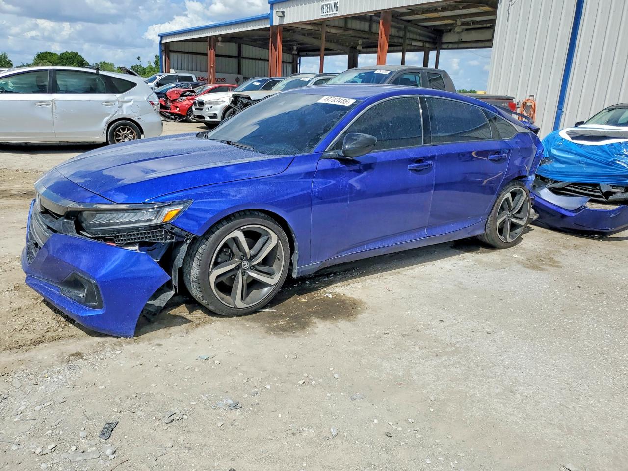 2022 Honda Accord Sport, VIN 1HGCV1F30NA104707 — Rear end