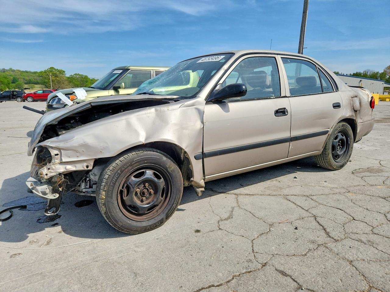 2002 Chevrolet Prizm Lsi, VIN 1Y1SK52802Z421066 — Front end