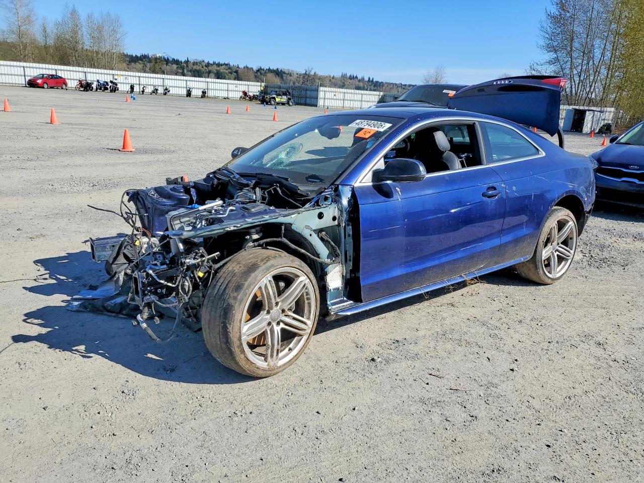 2014 Audi S5 Prestige, VIN WAUVGAFR4EA036611 — Stripped