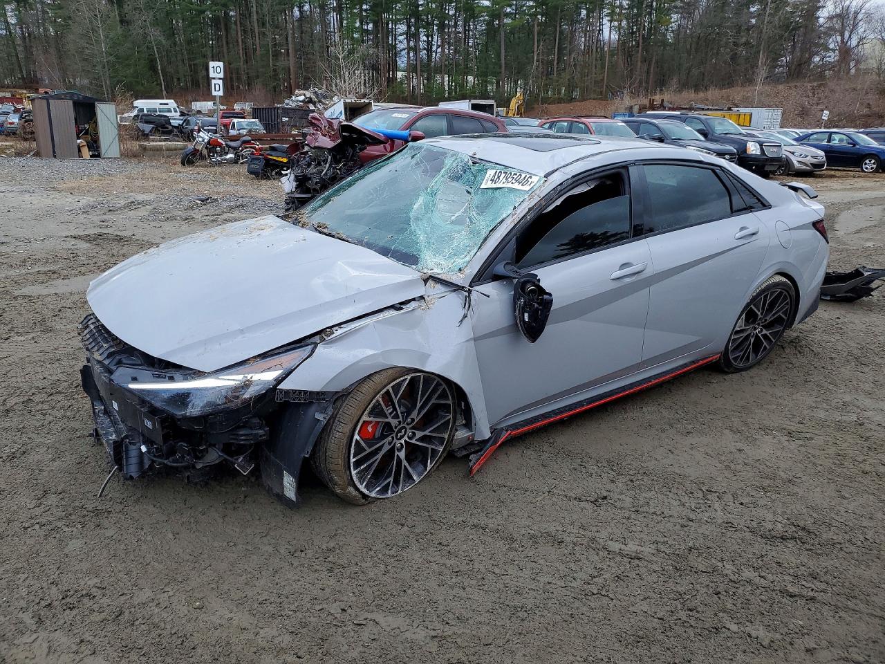 2023 Hyundai Elantra, VIN KMHLW4AK8PU018828 — Front end