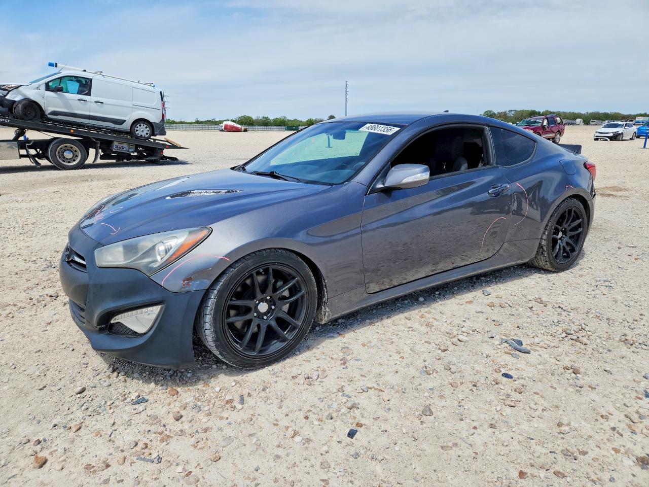 2015 Hyundai Genesis Coupe 3.8L Base, VIN KMHHT6KJ7FU125674 — Rear end