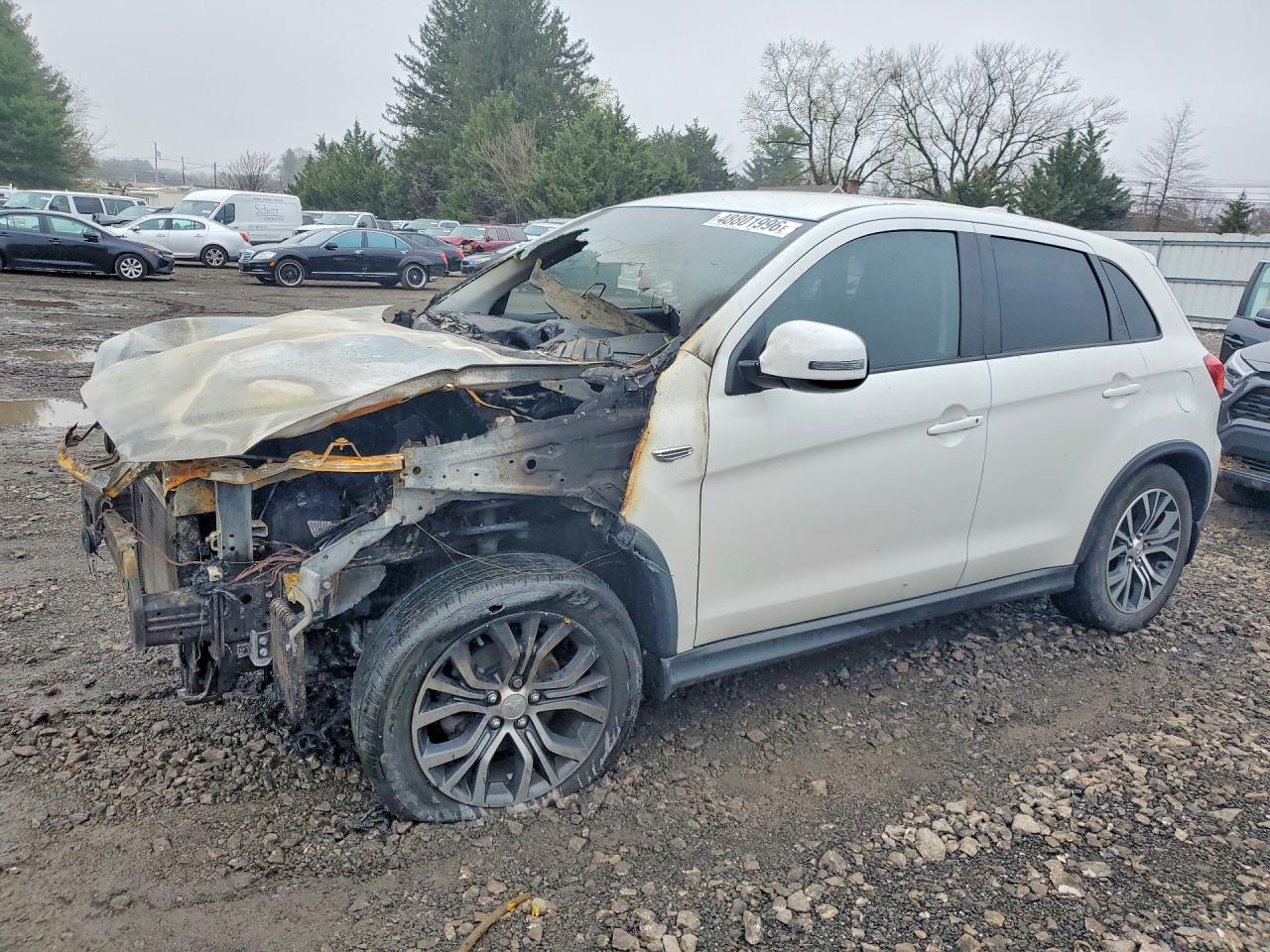 2019 Mitsubishi Outlander ES, VIN JA4AR3AU7KU009958 — Engine fire