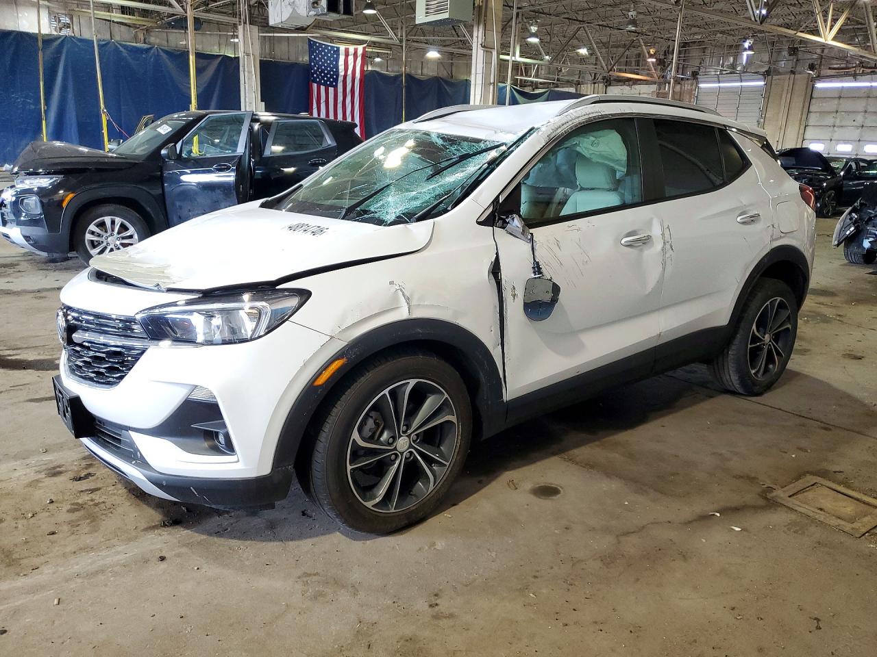 2022 Buick Encore GX Select, VIN KL4MMDS25NB145469 — Опрокидывание