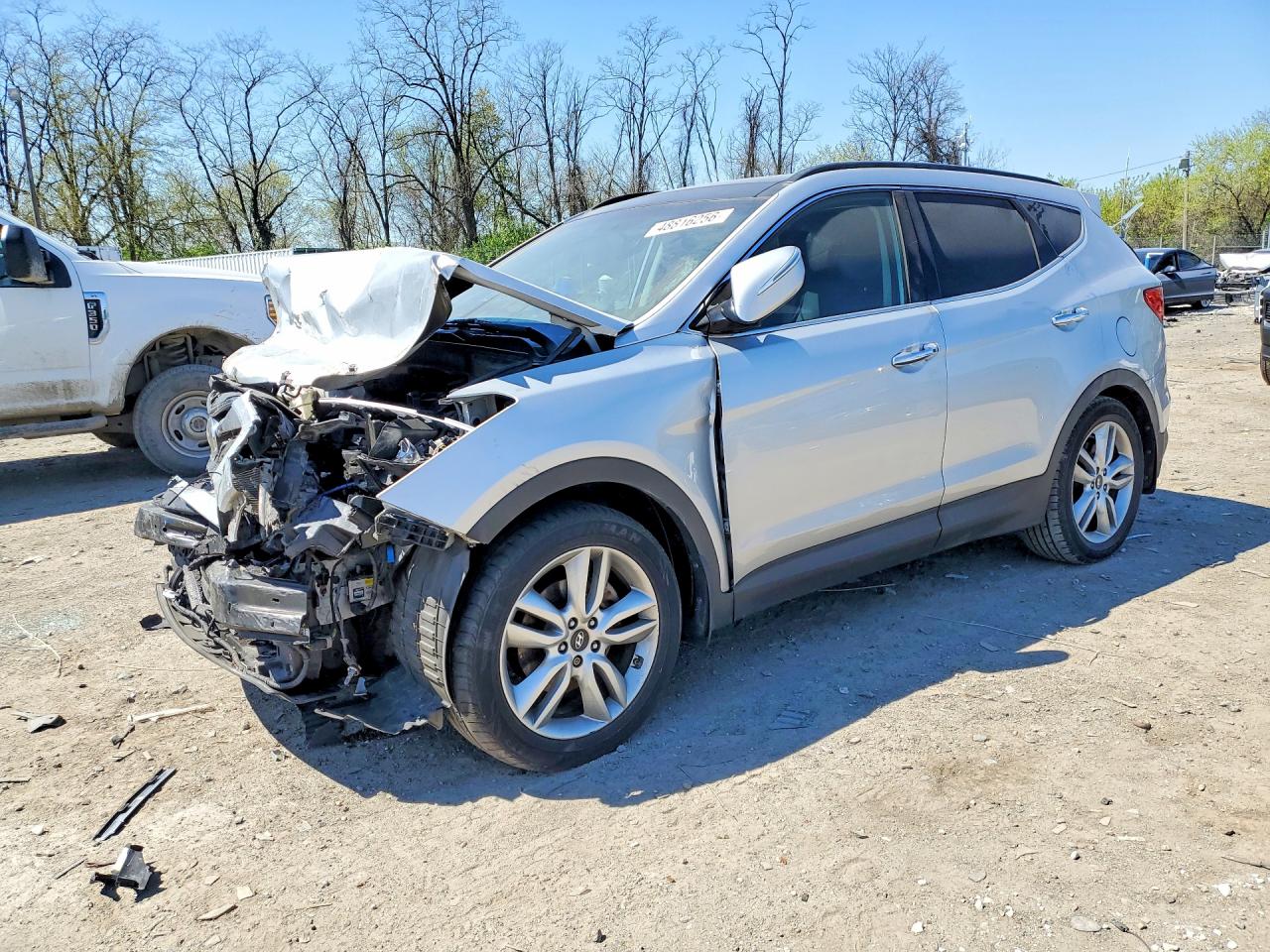 2015 Hyundai Santa Fe, VIN 5XYZW4LA3FG257299 — Перед