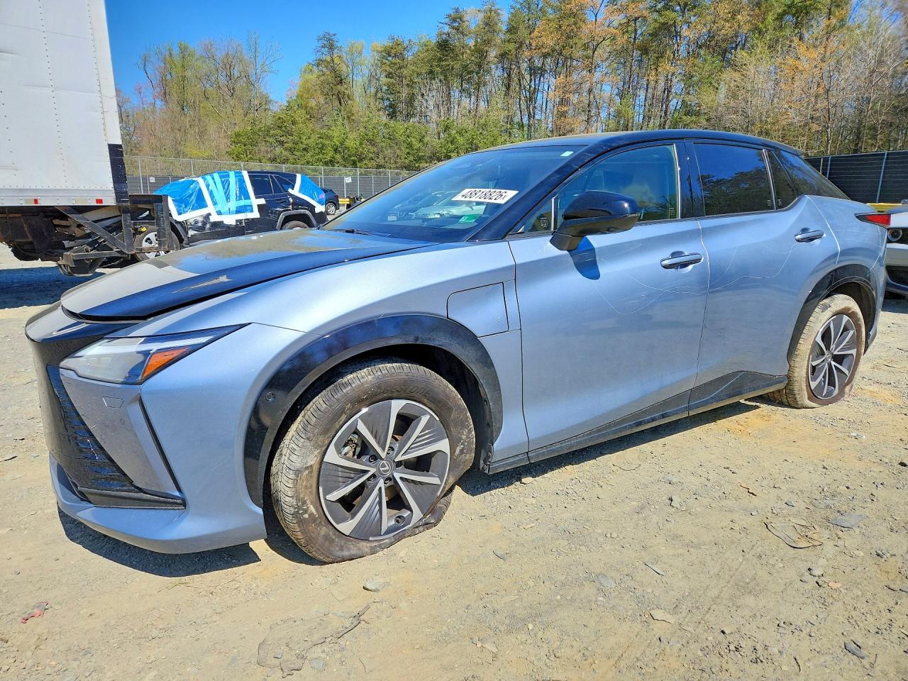 2025 Lexus RZ 450e Premium, VIN JTJAAAAB3SA031745 — Vandalism
