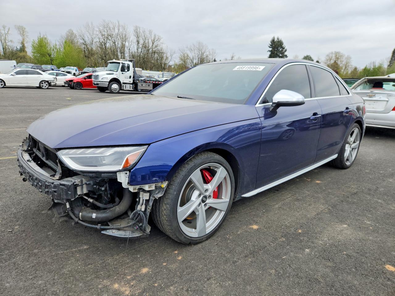 2021 Audi S4 Prestige, VIN WAUC4AF42MA065141 — Front end