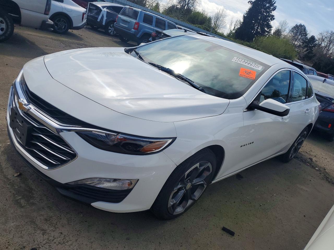 2022 Chevrolet Malibu LT, VIN 1G1ZD5ST2NF180014 — Biohazard / chemical