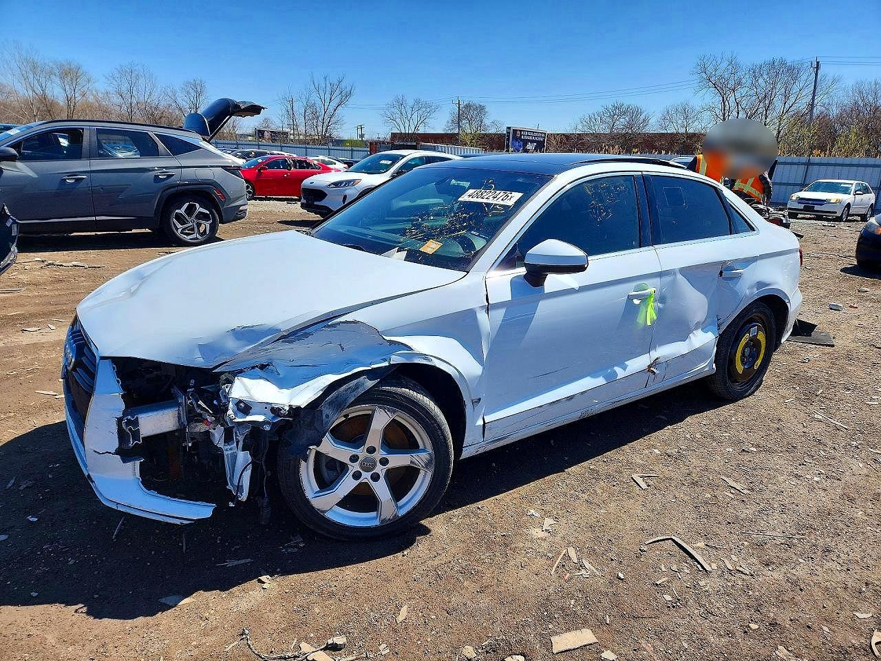 2019 Audi A3 Premium, VIN WAUAUGFF0KA076132 — По всему кузову