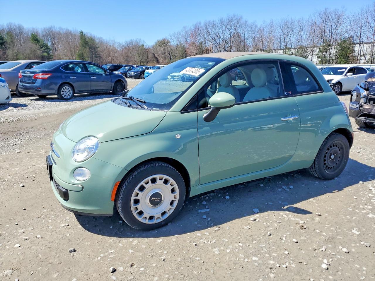 2015 FIAT 500 Pop, VIN 3C3CFFDR2FT663531 — Water / flood