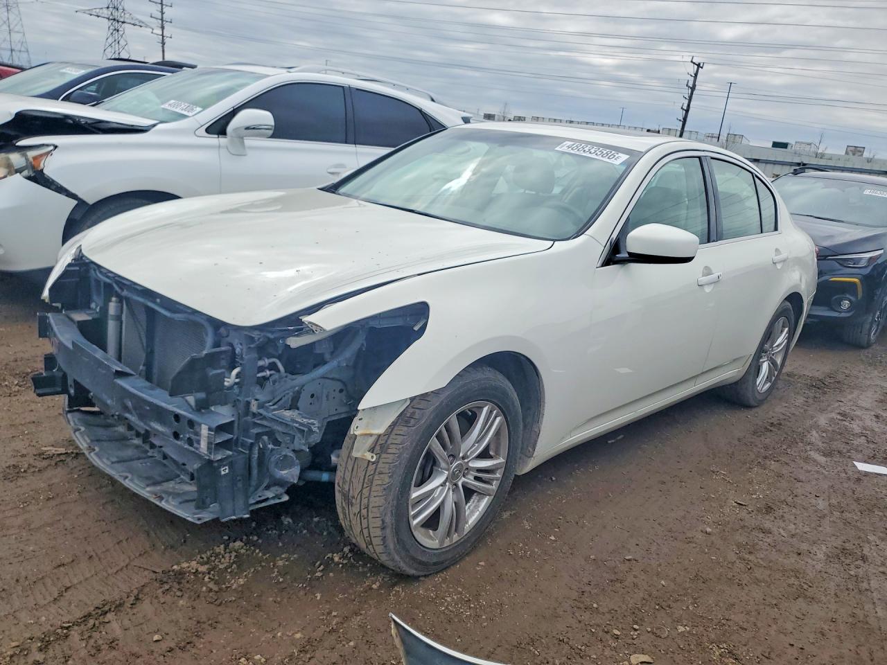 2011 Infiniti G37 x, VIN JN1CV6ARXBM352046 — Front end