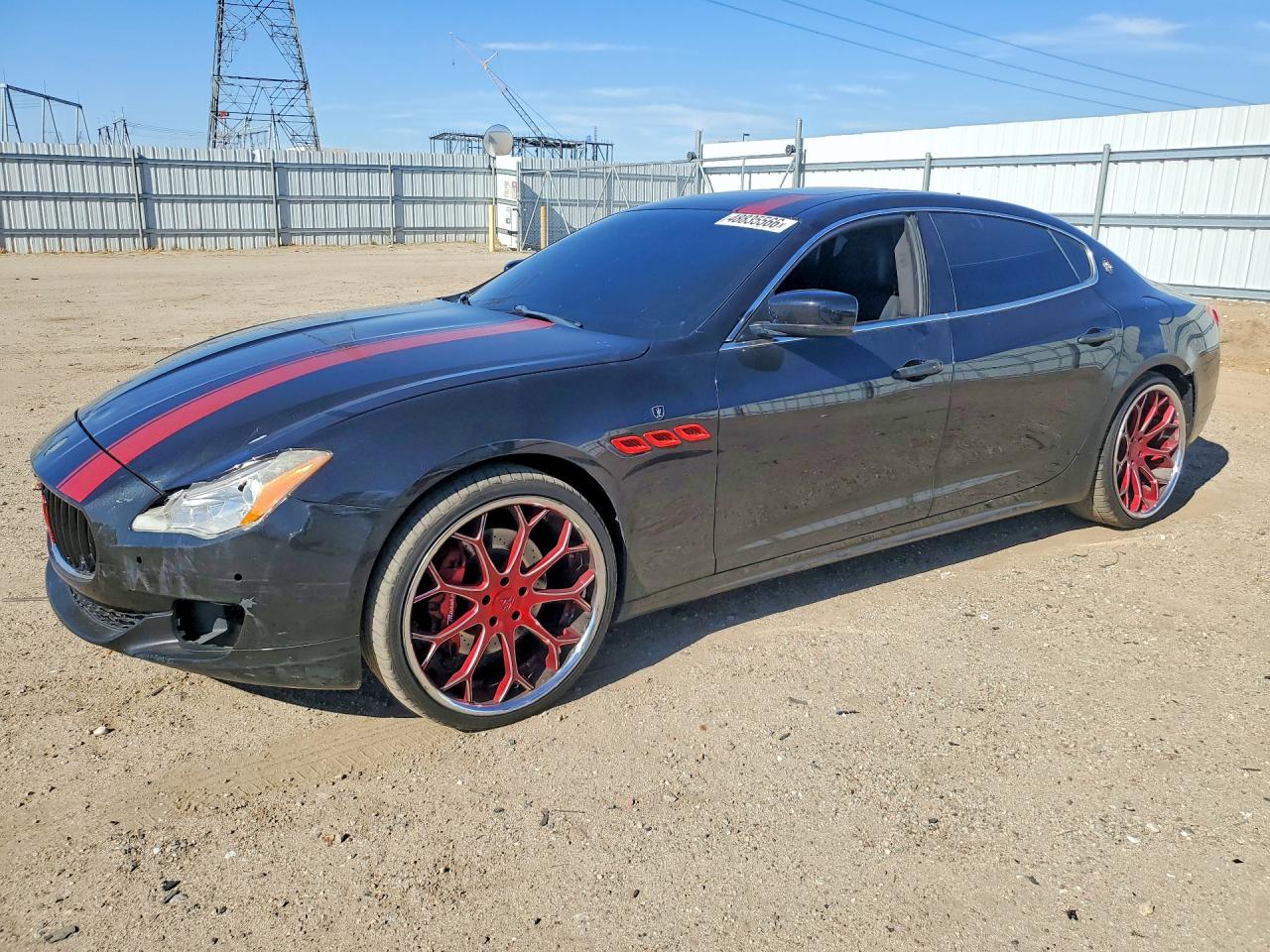 2015 Maserati Quattroporte S Q4, VIN ZAM56RRA8F1128280 — Rear end