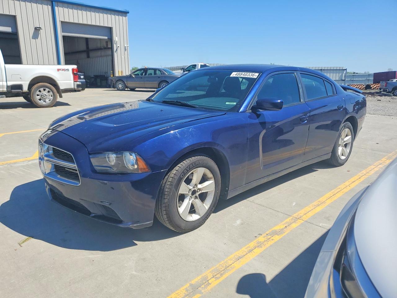 2014 Dodge Charger SE, VIN 2C3CDXBG6EH213398 — Frame damage