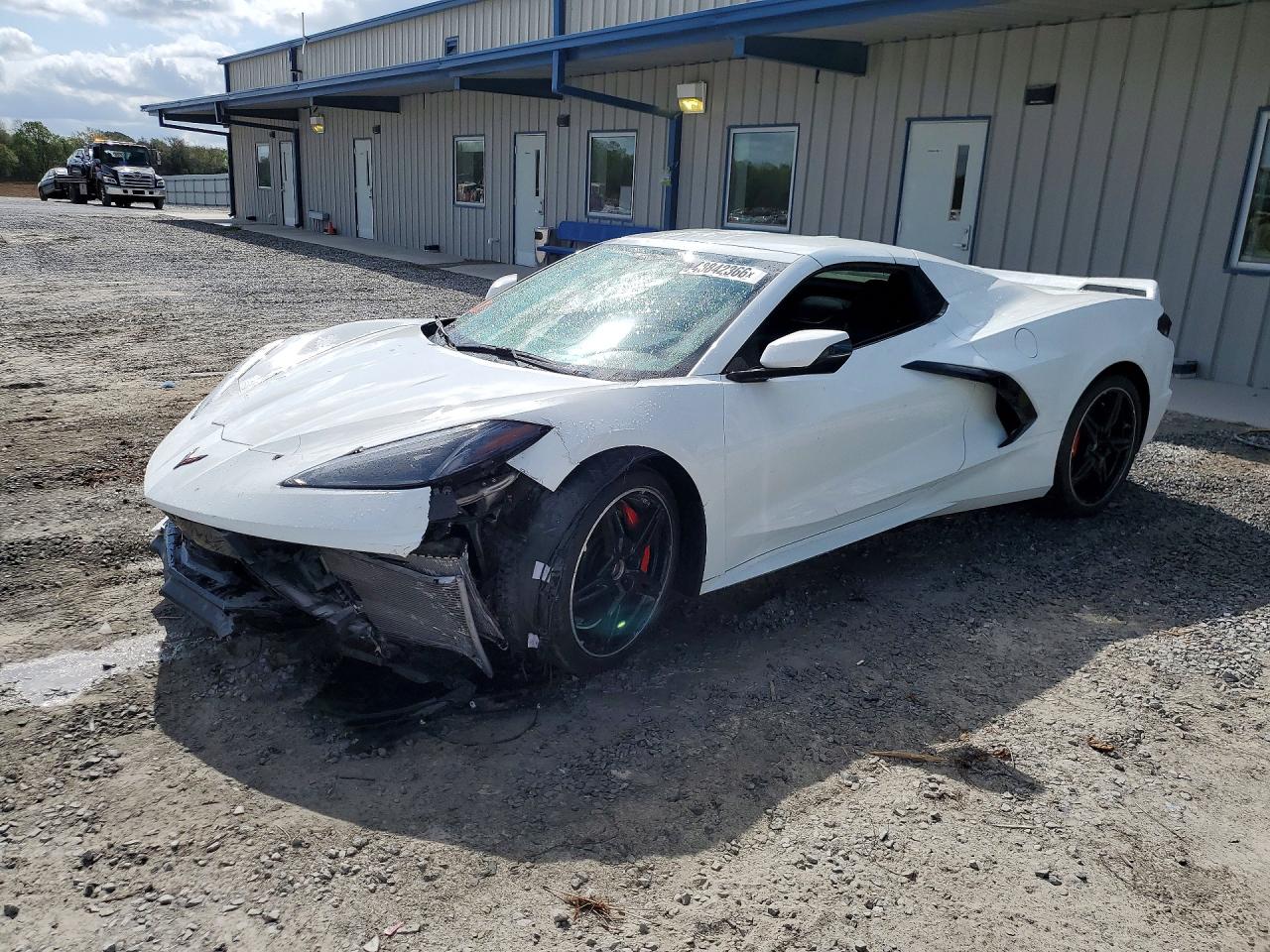 2022 Chevrolet Corvette 3LT, VIN 1G1YC3D49N5100173 — Vandalism