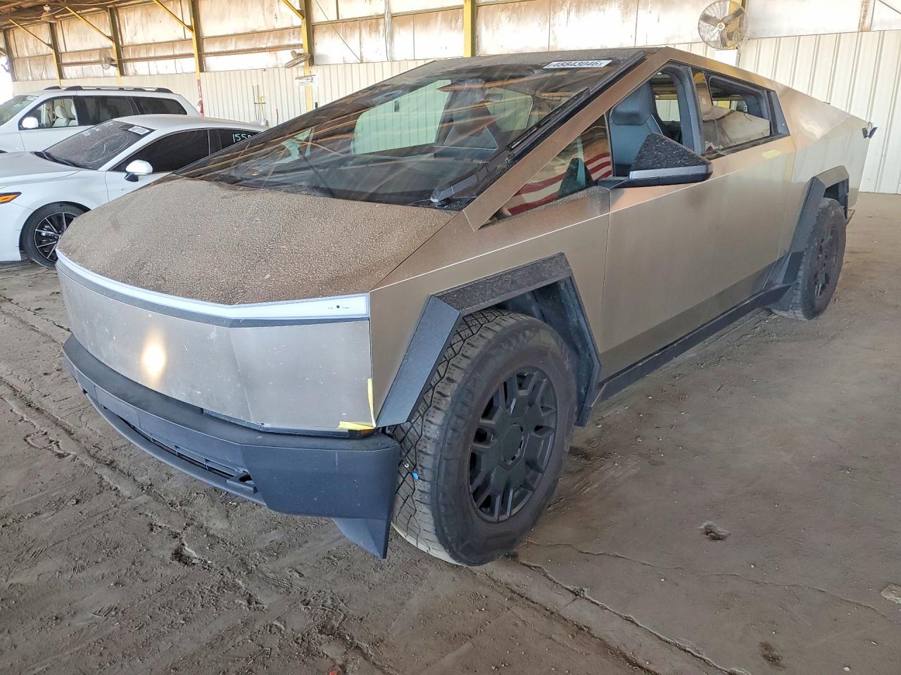 2024 Tesla Cybertruck, VIN 7G2CEHEDXRA015865 — Rear end