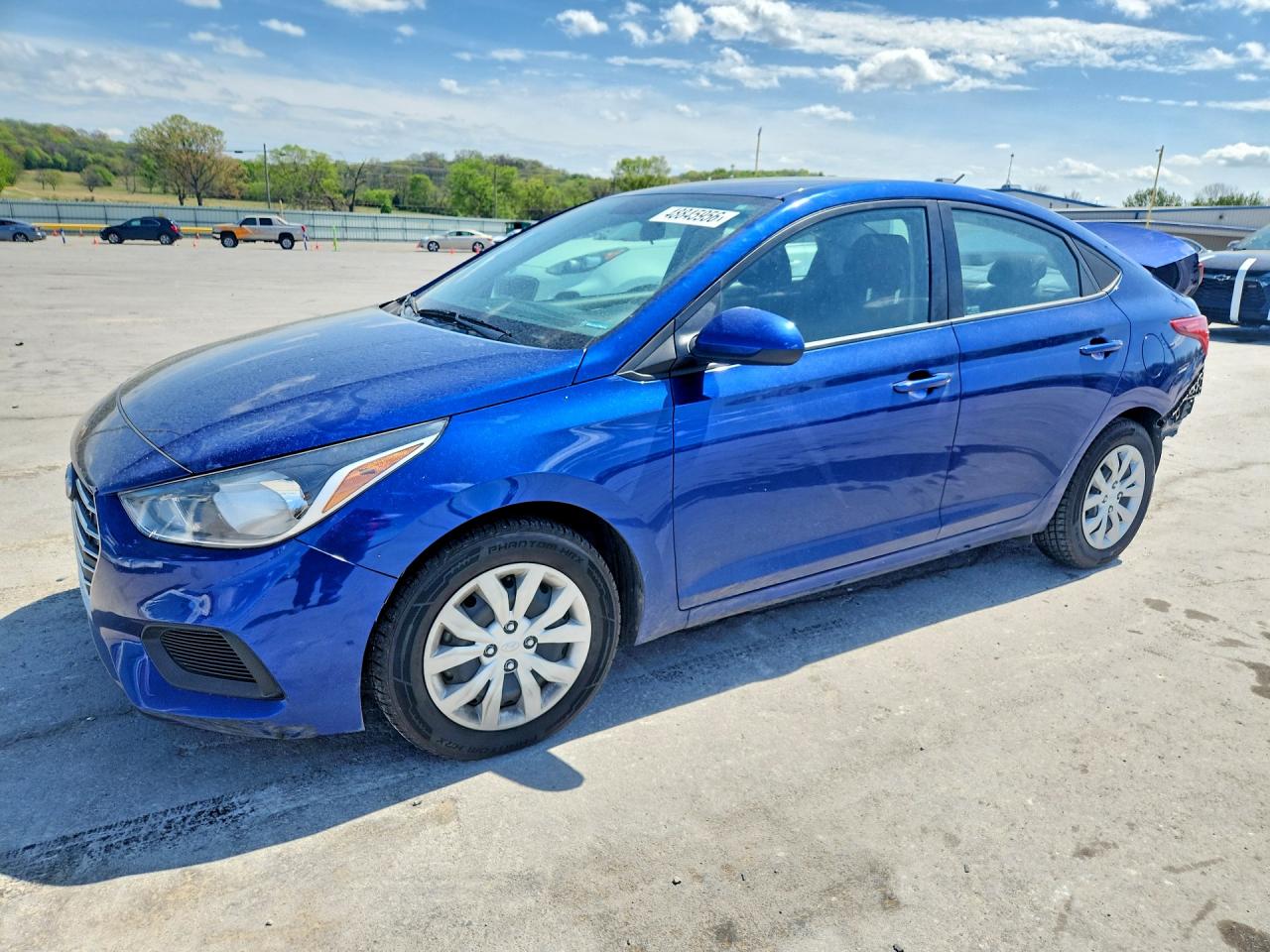 2022 Hyundai Accent SE, VIN 3KPC24A68NE171868 — Rear end