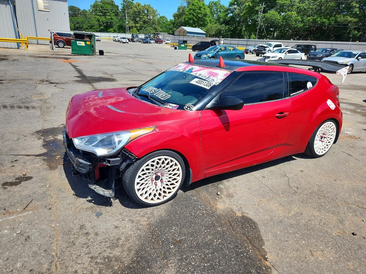 2012 Hyundai Veloster w/Black Int, VIN KMHTC6ADXCU049076 — Перед