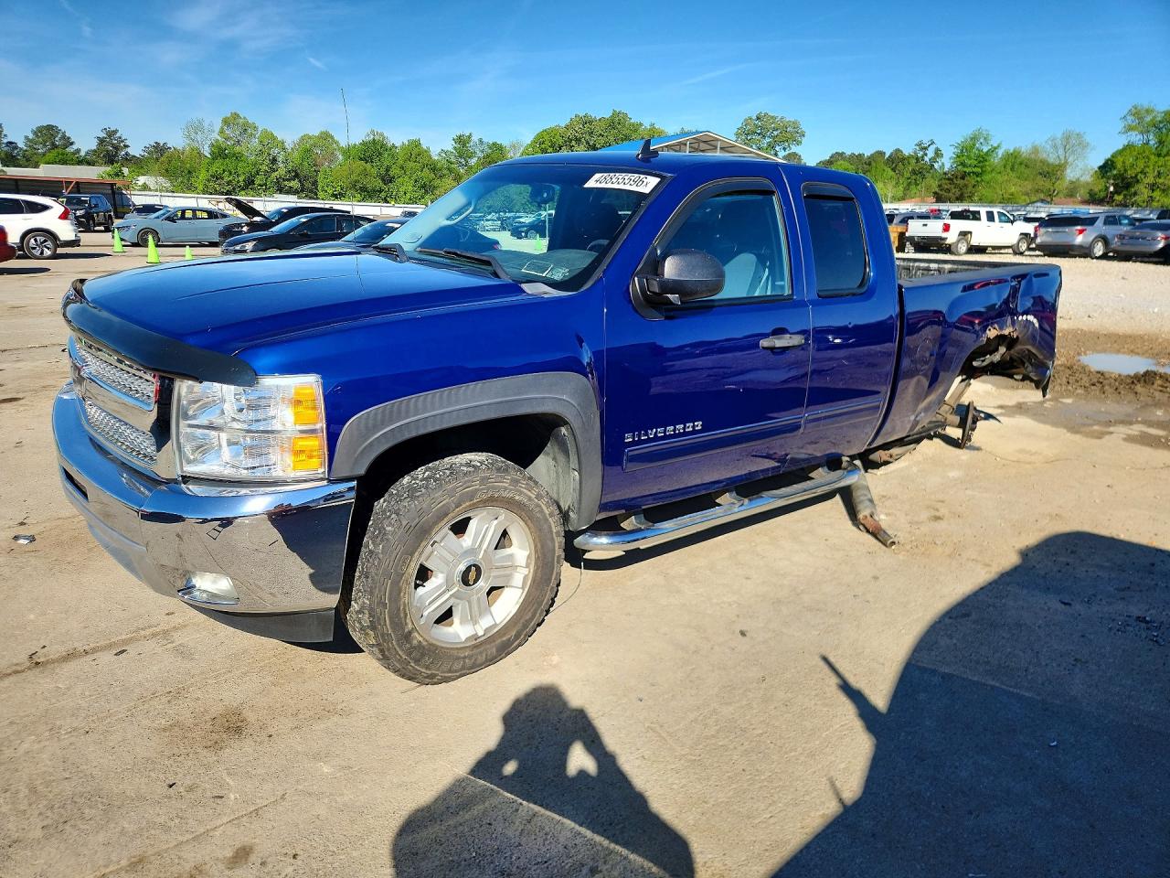 2013 Chevrolet Silverado 1500 LT, VIN 1GCRKSE70DZ198342 — Rear end