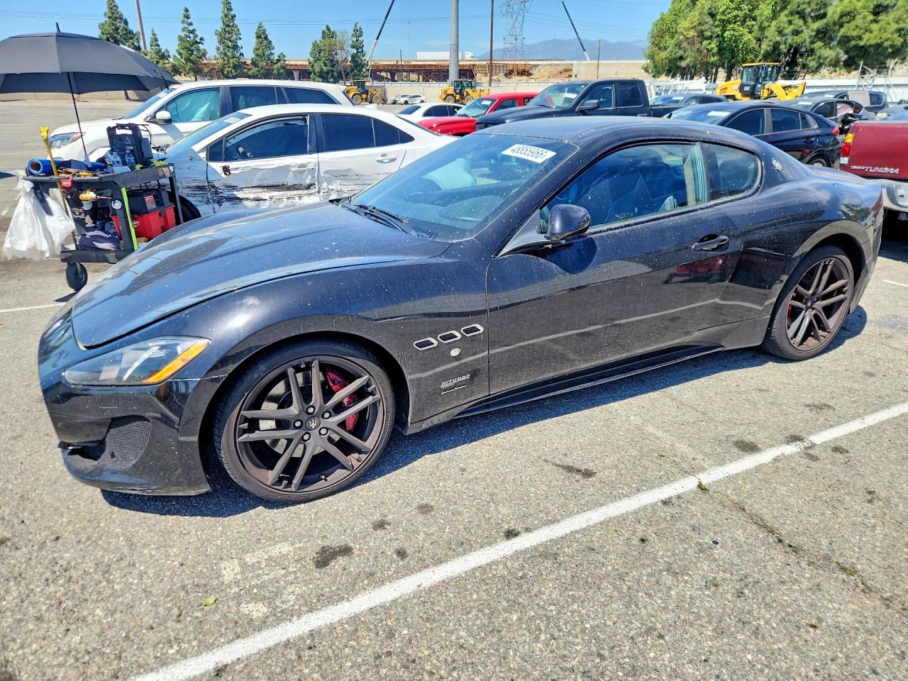 2017 Maserati GranTurismo Sport, VIN ZAM45VLA0H0184464 — Перед