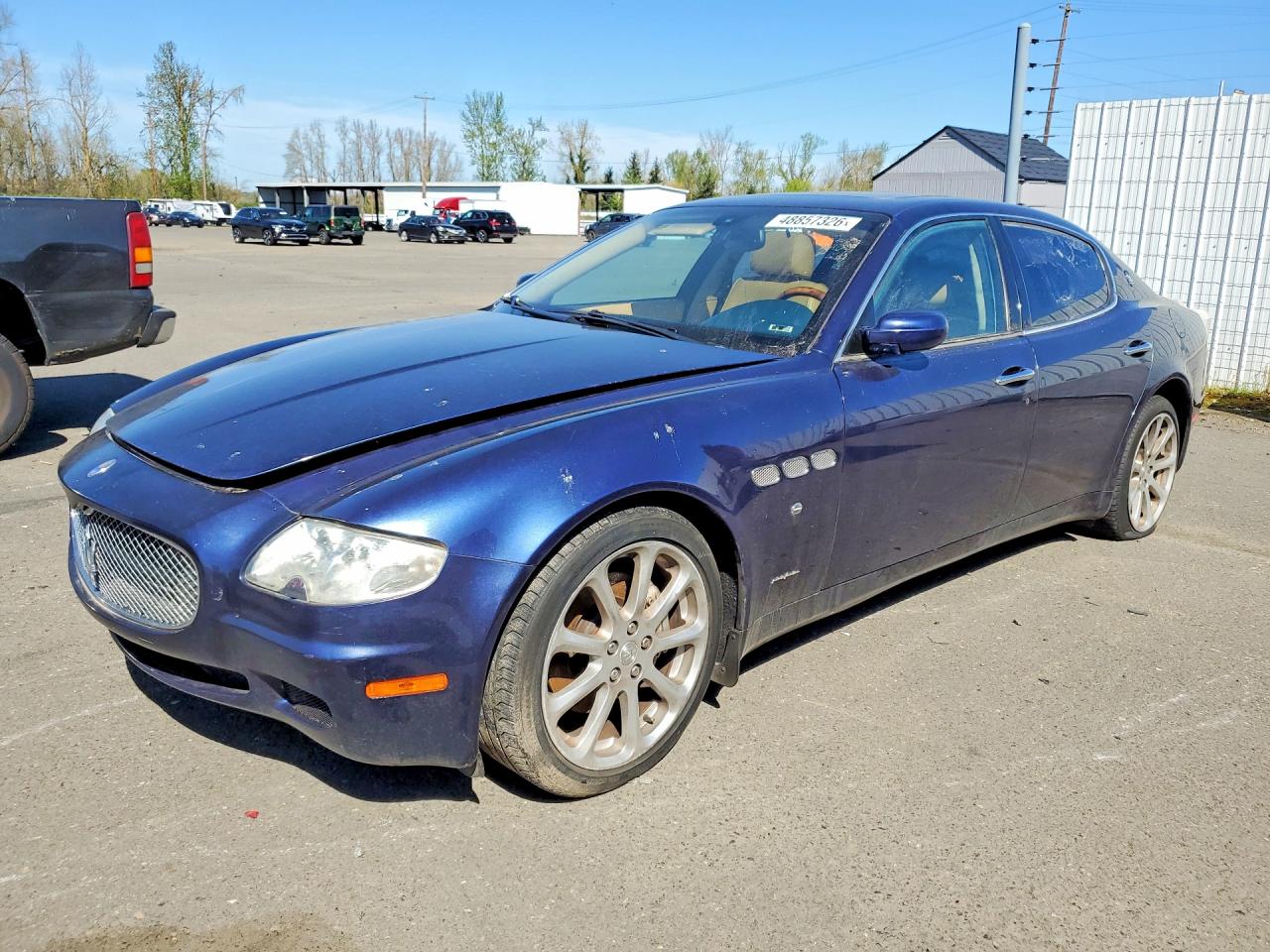 2007 Maserati Quattroporte, VIN ZAMFE39A570029704 — Auction photo 1 of 4