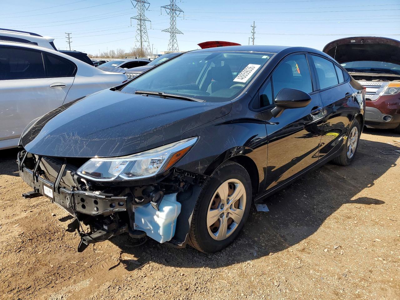 2018 Chevrolet Cruze LS, VIN 1G1BC5SM1J7123983 — Front end