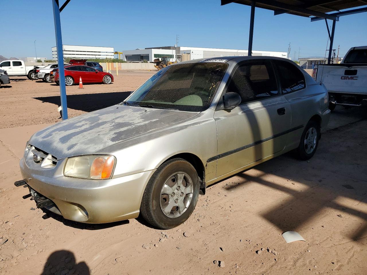 2001 Hyundai Accent L, VIN KMHCF35G61U149781 — Перед