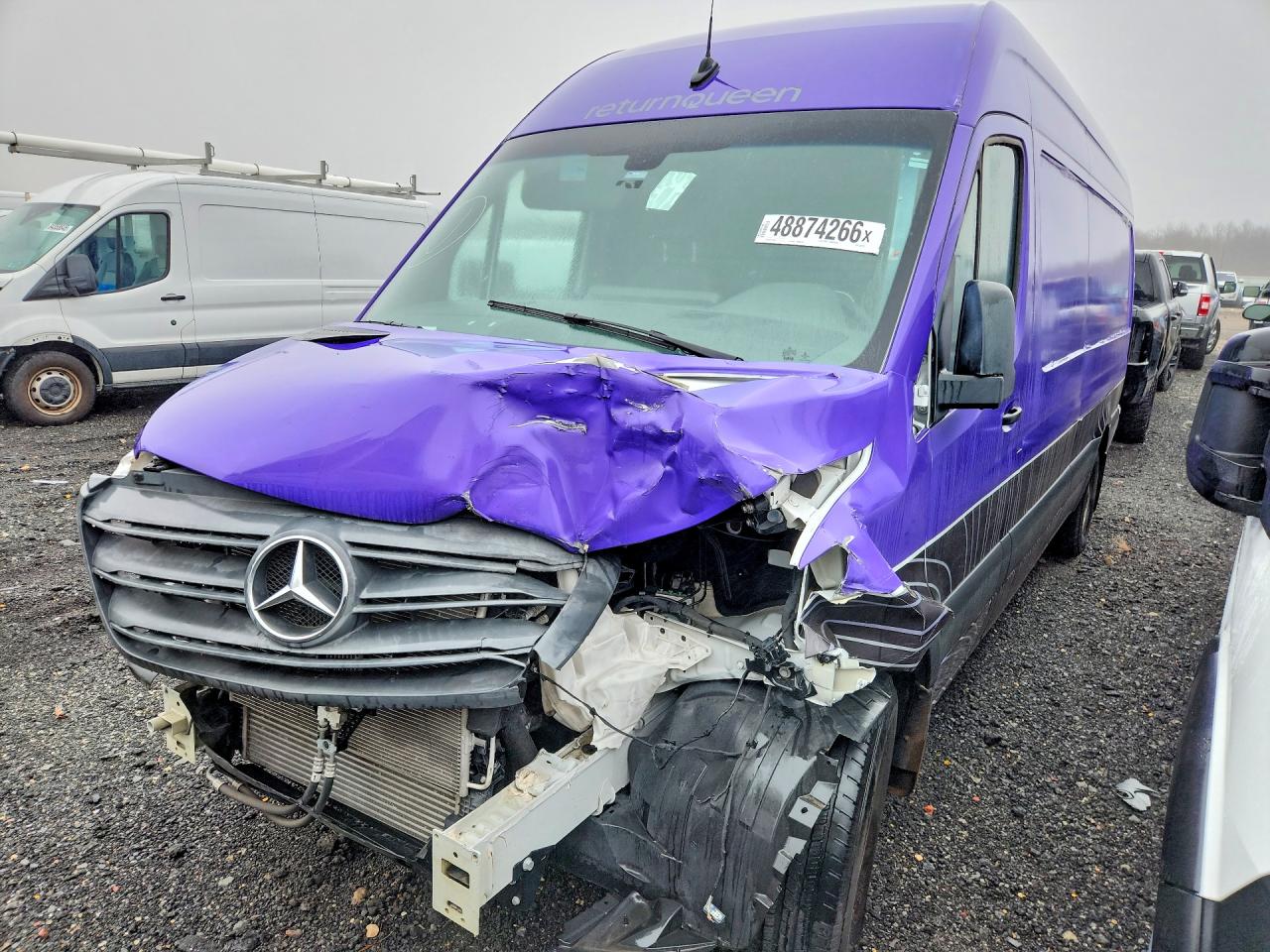 2022 Mercedes-Benz Sprinter Cargo, VIN W1Y40CHY3NT098701 — Front end