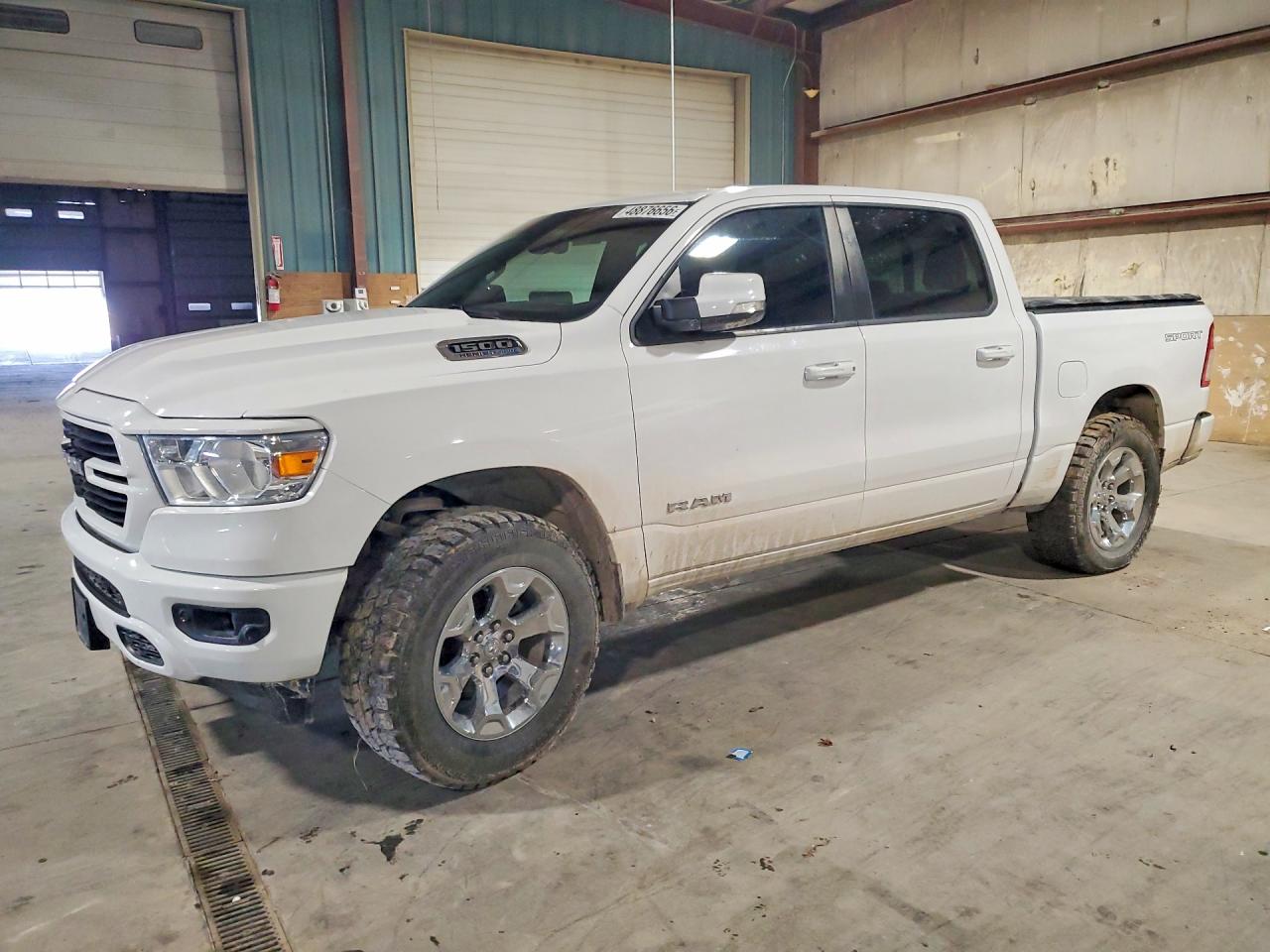 2021 Ram 1500 Big Horn, VIN 1C6SRFFT2MN791229 — Minor dents and scratches