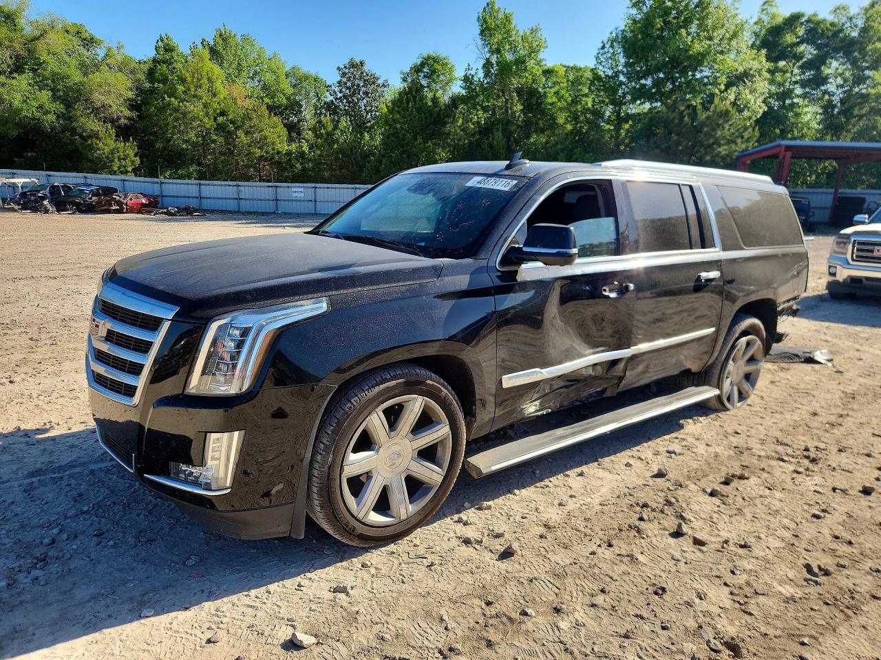 2015 Cadillac Escalade ESV Premium, VIN 1GYS3TKJ4FR661942 — Rear end