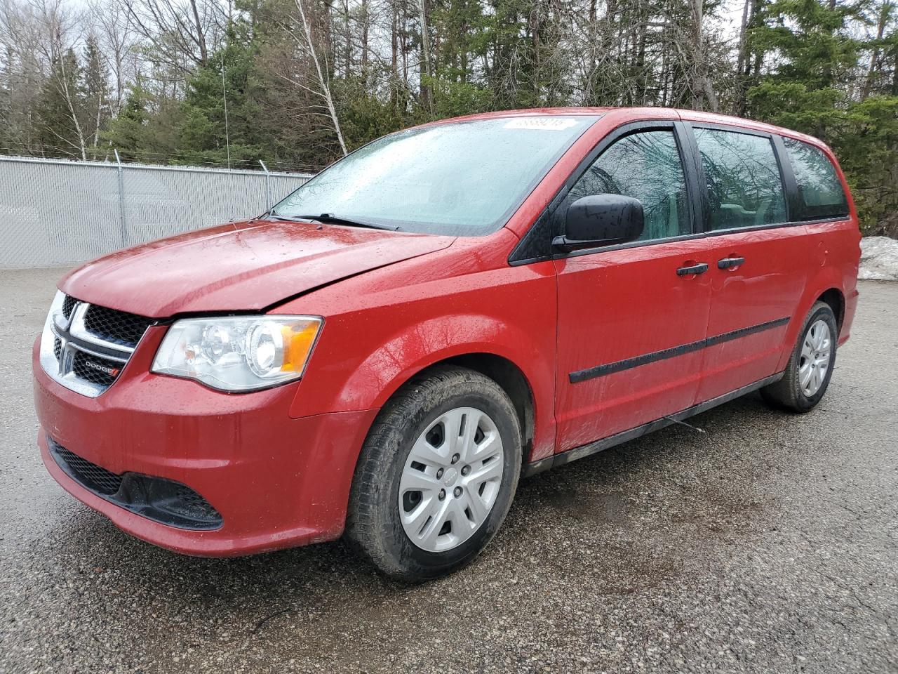 2014 Dodge Grand Caravan SE, VIN 2C4RDGBG4ER369357 — Пожар в салоне