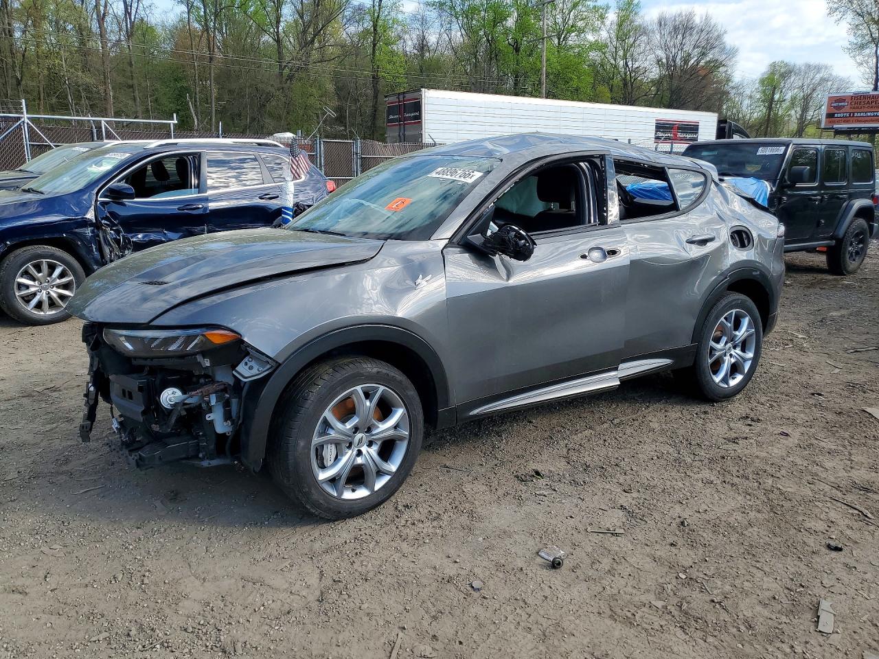 2024 Dodge Hornet R/T, VIN ZACPDFCW2R3A25812 — Опрокидывание