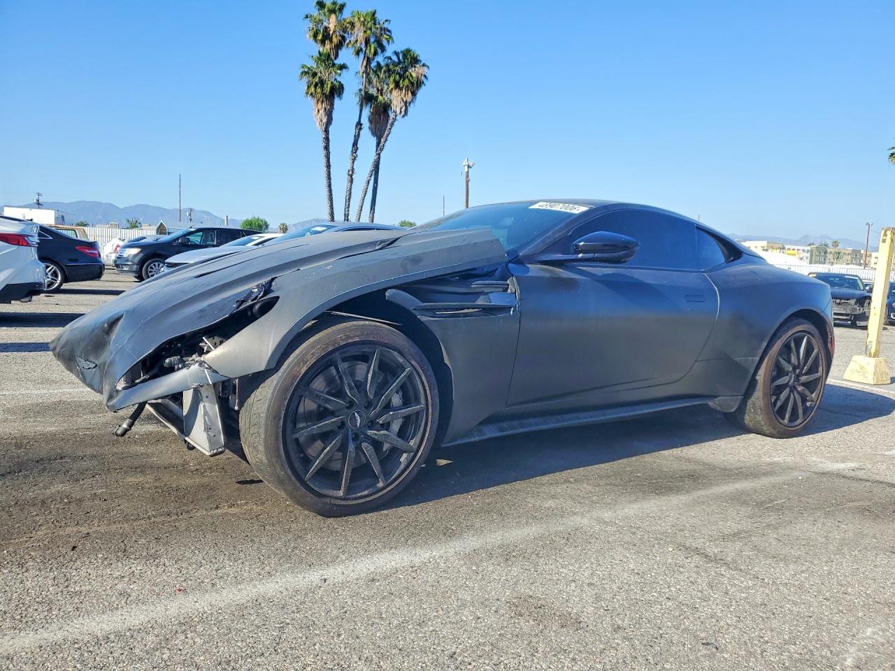 2021 Aston Martin DB11 V8, VIN SCFRMFAW0MGL10410 — Front end
