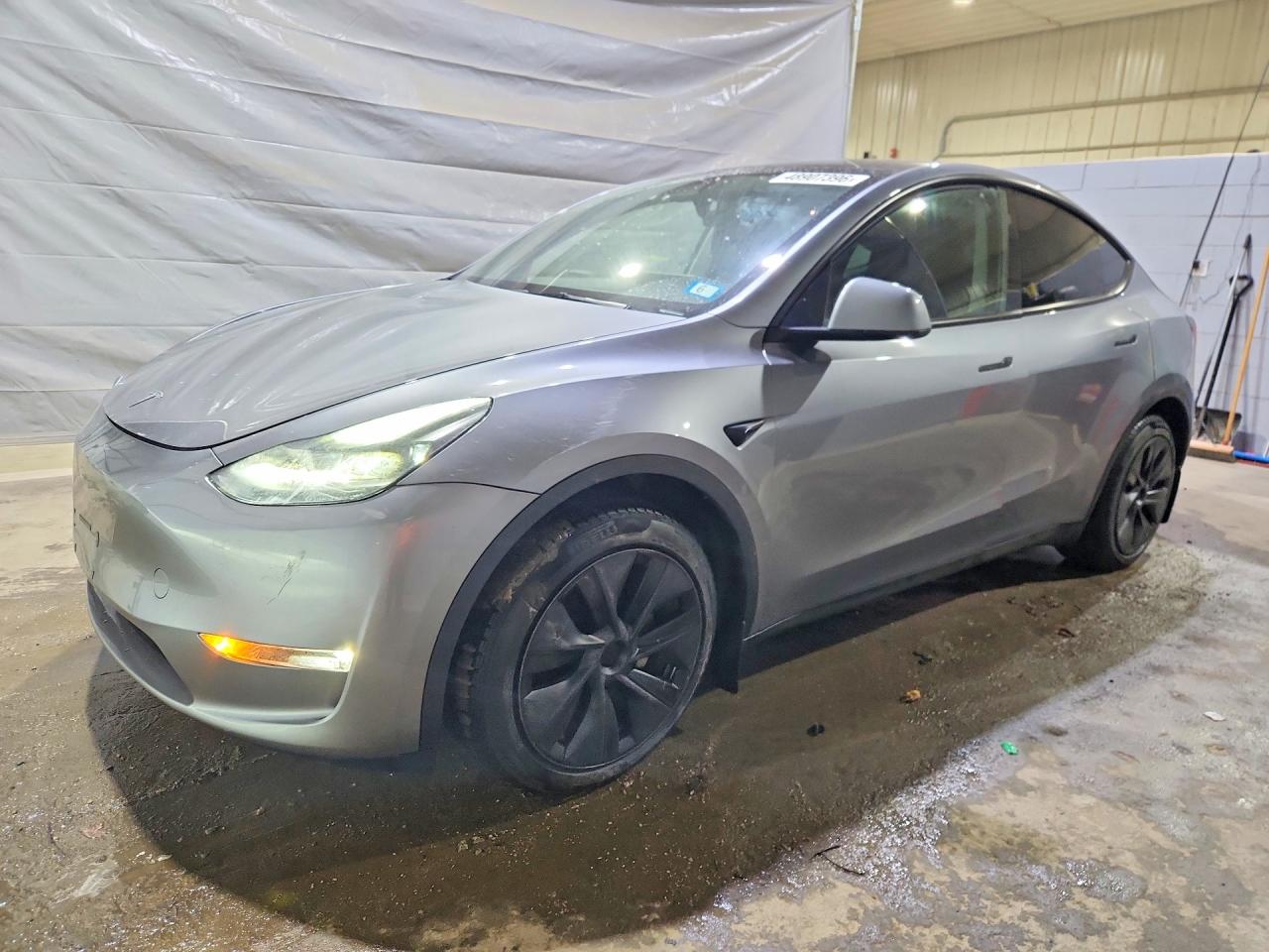 2024 Tesla Model Y Long Range, VIN 7SAYGDEE7RA290469 — Front end