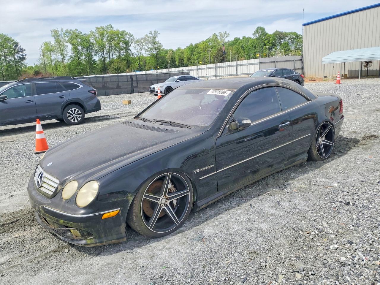 2005 Mercedes-Benz CL 5.5L AMG, VIN WDBPJ74J75A045007 — Front end