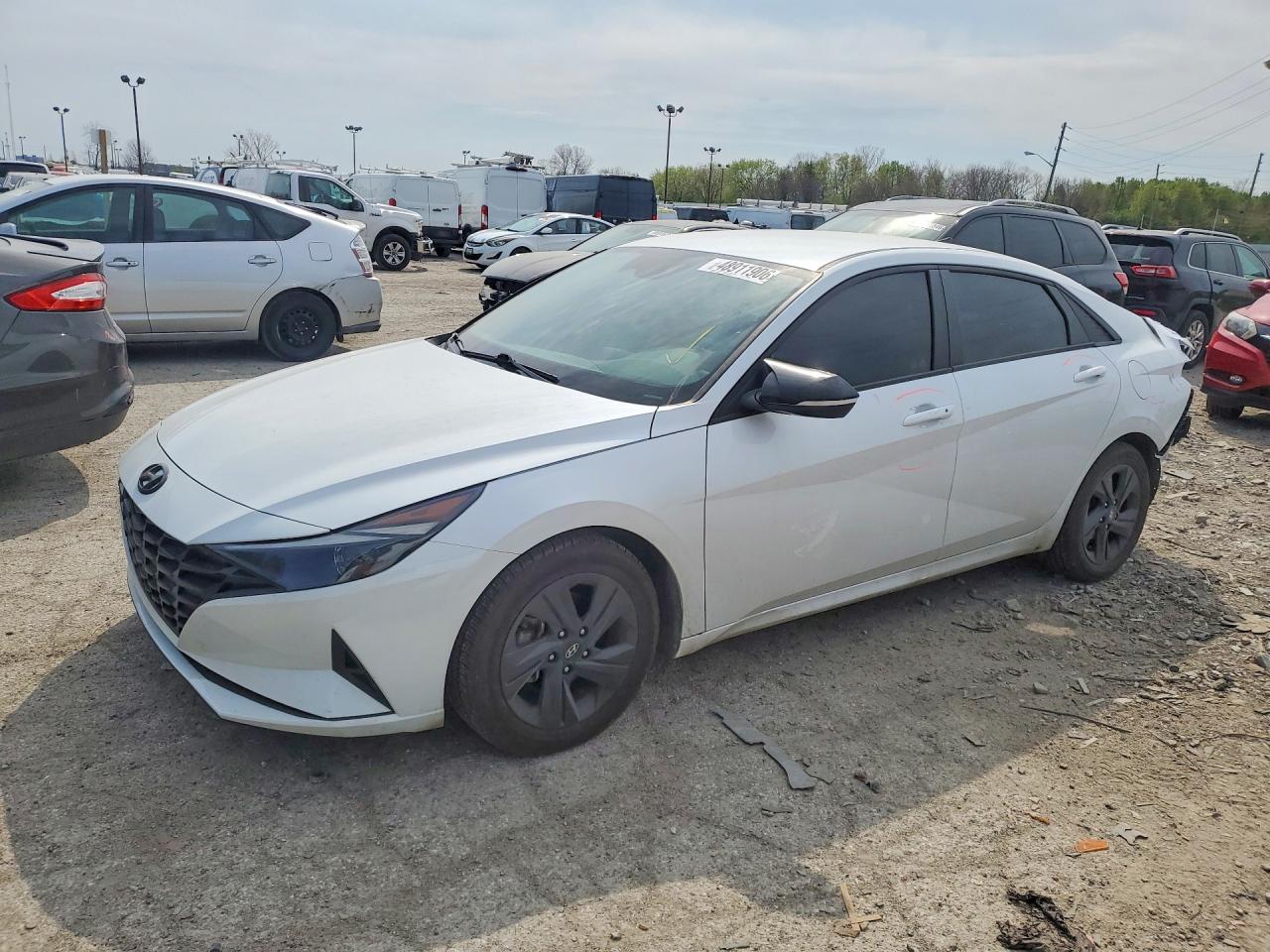 2021 Hyundai Elantra SEL, VIN 5NPLM4AG6MH025398 — Rear end