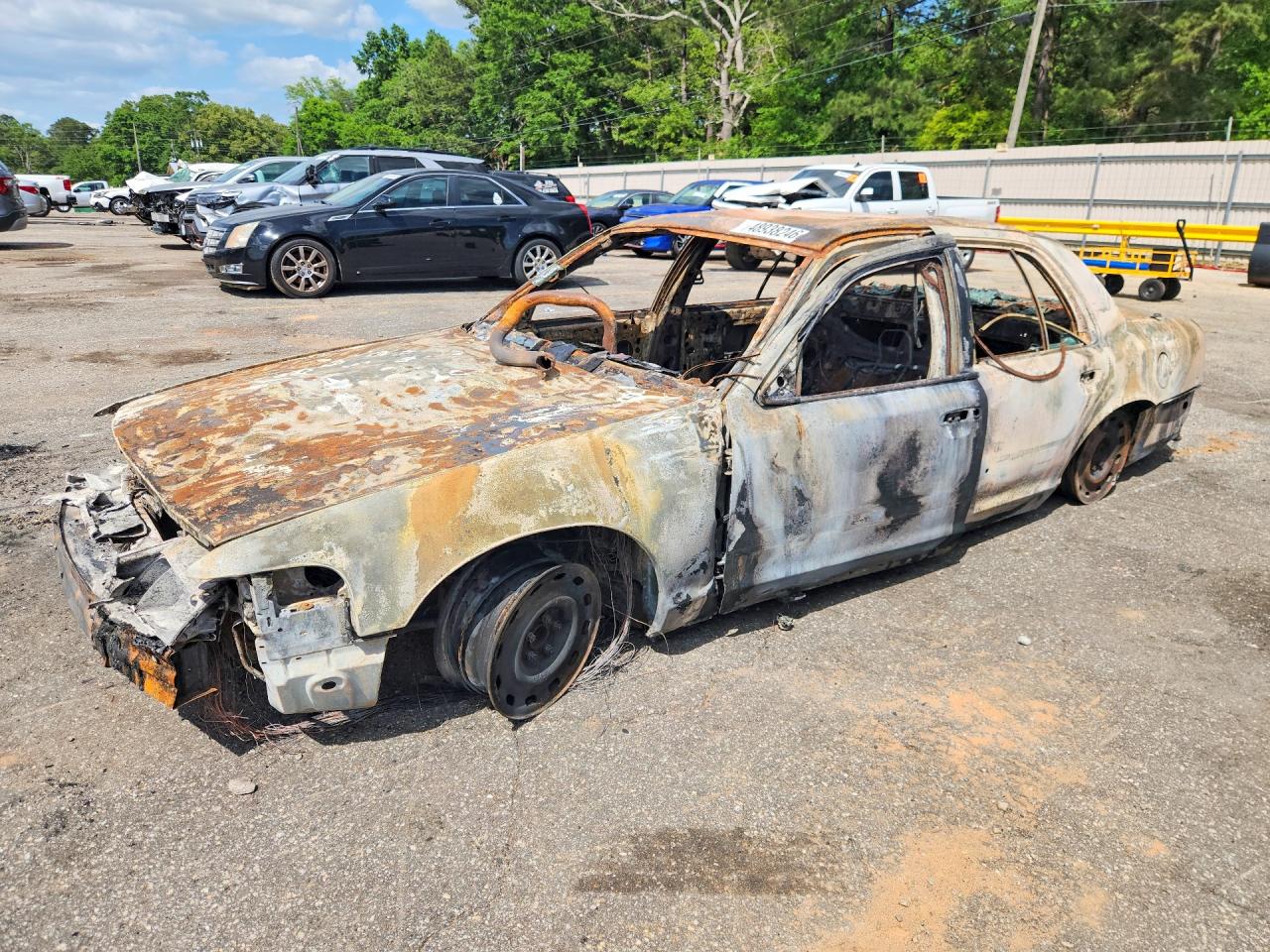 2004 Ford Police Interceptor Base w/3.27 Axle, VIN 2FAFP71W34X179763 — Burn