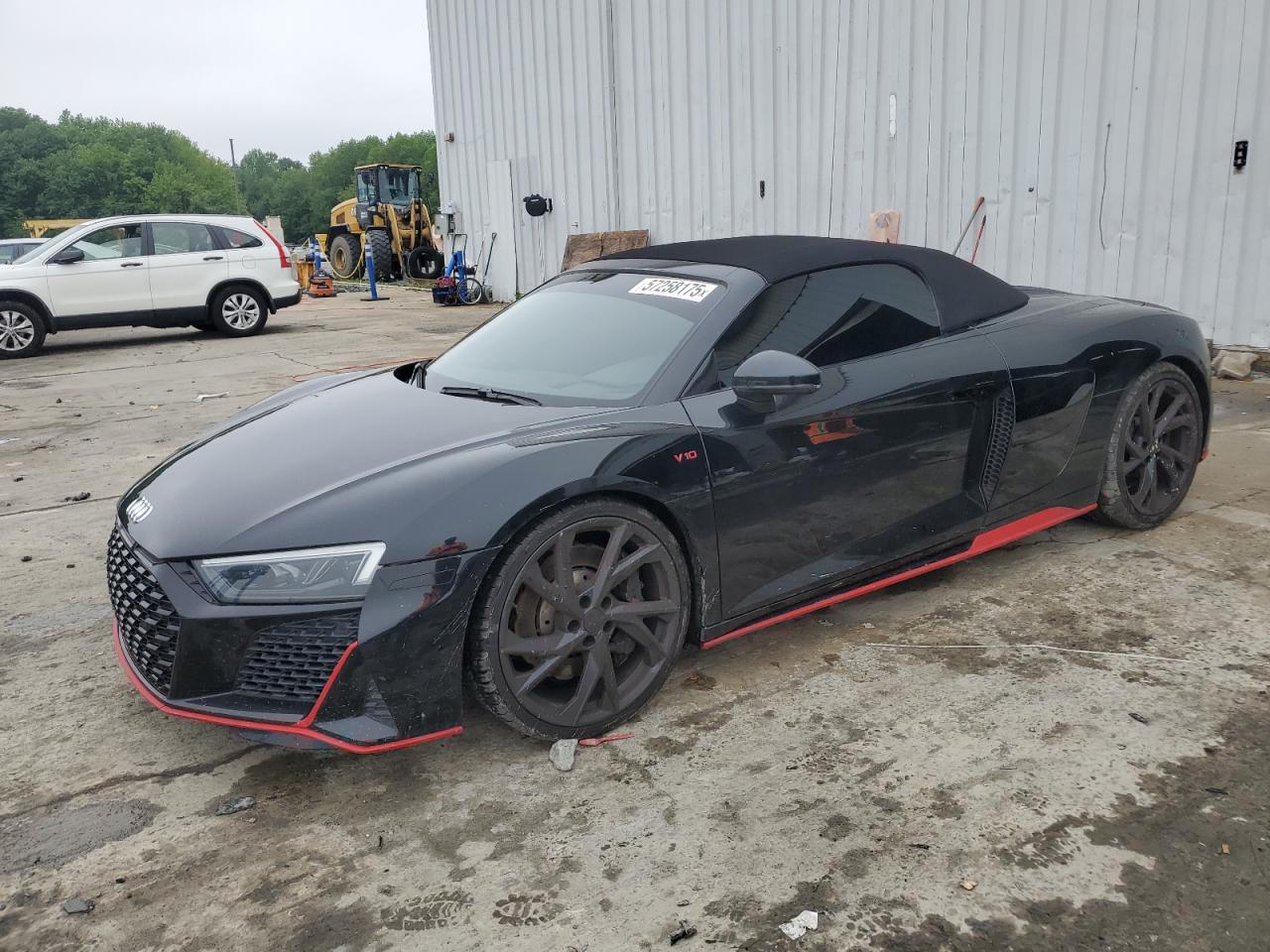 2022 Audi R8, VIN NJ1589E — Vandalism